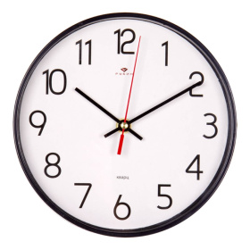 Часы 2019-111В корпус черный "Классика"