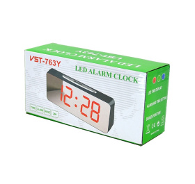 Часы эл. VST763Y-1 крас.цифры