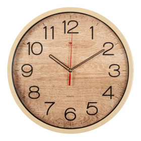 Часы 3027-17 корпус бежевый "Эко" 