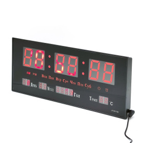 Орбита OT-CLW05(JH3615) Красные часы настенные