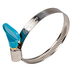 Хомут 40-60 мм, с бабочкой, нерж. сталь, Smartbuy