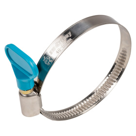 Хомут 40-60 мм, с бабочкой, нерж. сталь, Smartbuy