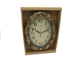 Часы арт 6557B бронза овал