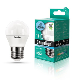Лампа Camelion LED12-G45/845/E27
