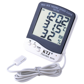 Часы ТА-218А уличный термометр, будильник, дата