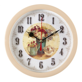 Будильник В4-008 корпус бежевый "Доброе утро"