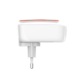 LDNIO A3305/ Сетевое ЗУ + Led светил. 2.4W + Кабель Type-C/ 3 USB Auto-ID/ Выход: 17W/ White&Gold