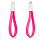 Дата-кабель Smartbuy USB - 8-pin для Apple, магнитный, длина 0,2 м, розовый (iK-502m pink)