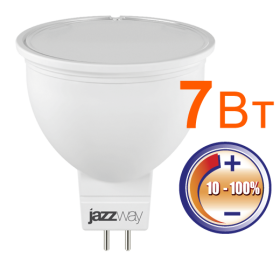 Лампа Jazzway PLED-DIM JCDR 7w 4000K 500Lm GU5.3