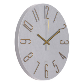 Часы 3010-007 корпус  серый+золото "Классика" 