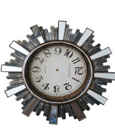 Часы арт 8708B1 коричневые зеркальные