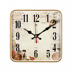 Часы 1918-110 корпус золотой квадрат 