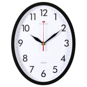 Часы 2720-101В корпус черный овал "Классика"