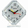 Perfeo Quartz часы-будильник "PF-TC-002", ромб. 7,5*8,5 см, белые