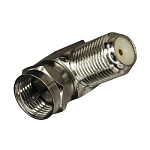 ПЕРЕХОД штекер F - гнездо F угловой REXANT