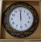 Часы арт 6881-S черные с золотом