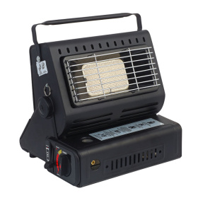 Обогреватель газ. + плитка тм ЕРМАК, 29х26х24см, 1.9кг, пьезоэлектрич.поджиг, цанг. захват/116-037