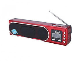 Радиоприемник Fepe FP-8002BT р/п (USB,Bluetooth), красный