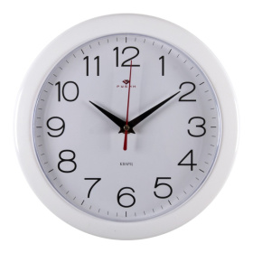 Часы 2323-308W корпус белый "Классика"