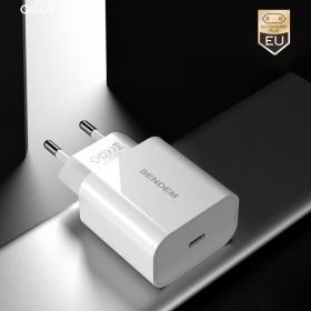 SENDEM OG09 Белый ЗУ с USB type c  (PD20W, 3000mA)