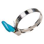 Хомут 32-50 мм, с бабочкой, нерж. сталь,  Smartbuy