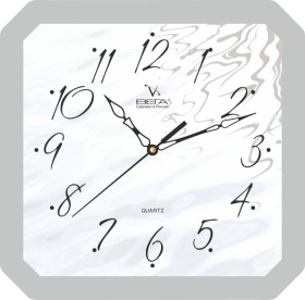 Часы П4-5/7-22 ВЕГА квадрат вода