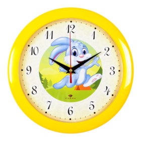 Часы 2323-289 корпус жёлтый "Зайка"