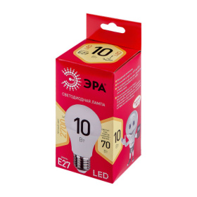 Лампа ЭРА RED LINE LED A60-10W-827-E27 R E27 / Е27 10 Вт груша теплый белый свет