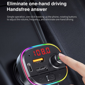 FM-Модулятор TDS TS-CAF13 RGB Bluetooth