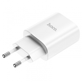 Сетевое ЗУ HOCO N14, PD20W, 1хUSB-С, 2.4А, белый