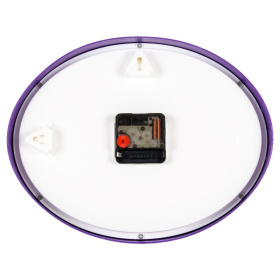 Часы 2720-113 корпус фиолетовый овал "Корзина сирени" 