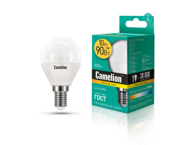 Лампа Camelion LED10-G45/830/E14 