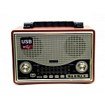Радиоприемник Ретро KEMAI MD-1706U+USB+SD+аккумулятор