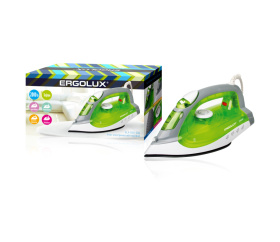 Утюг паровой электр. ERGOLUX ELX-SI02-C34 салатовый (тефлон, 2000Вт)