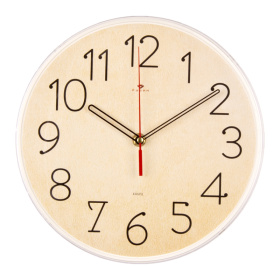 Часы 2524-016 корпус белый "Классика"