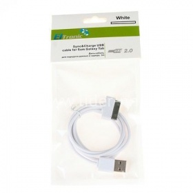  Кабель Sam GALAXY Tab(белый) передача данных+заряд 1м 8819Eltronic