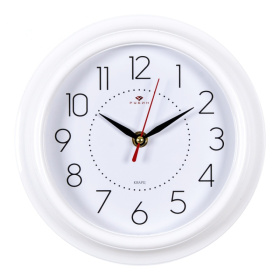 Часы 2121-299W корпус белый "Классика"