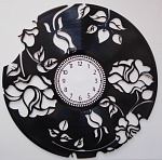 Часы из виниловой пластинки (в ассортименте)