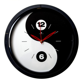 Часы 3024-132 корпус чёрный "Инь-Янь"