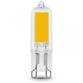 Лампа PLED-G9 COB  3w 240Lm 4000K 220В (стекло d13.6*50мм)  Jazzway