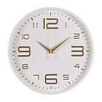 Часы 3015-001 корпус белый+золото 