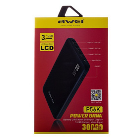 Портативный аккумулятор AWEI P56K (30000mAh)