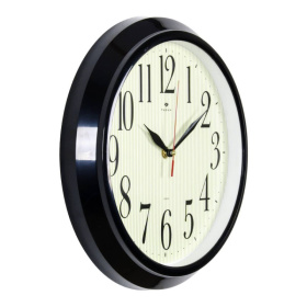 Часы 3024-126 корпус черный "Классика в полоску" 