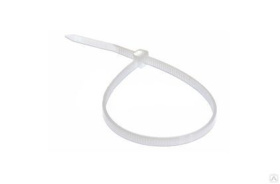 Хомут нейлон UCS-S25/100 White 1000 TUBE шир.2.5мм дл.100мм.белый 100шт